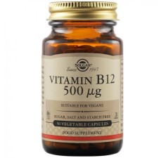 Vitamina B12 500 mcg, 50 capsule, Solgar