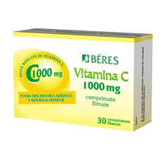 Vitamina C 1000mg, 30 comprimate, Beres Pharmaceuticals