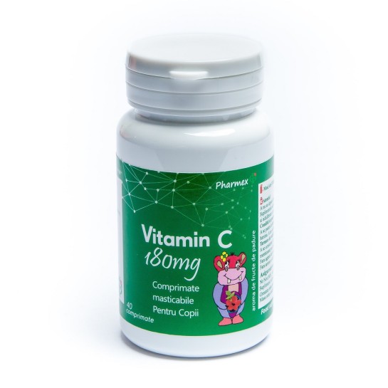 Vitamina C 180mg, 40 comprimate, Pharmex