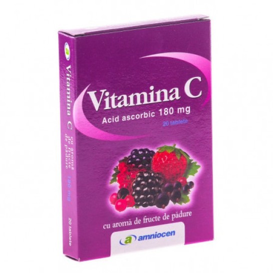 Vitamina C 180mg fr padure 20cpr Amniocen  