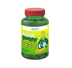 Vitamina C + D3 Junior Gummy, 20 comprimate gumate, Beres Pharmaceuticals Co