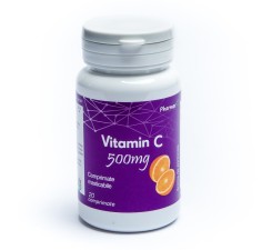 Vitamina C 500mg, 20 comprimate, Pharmex