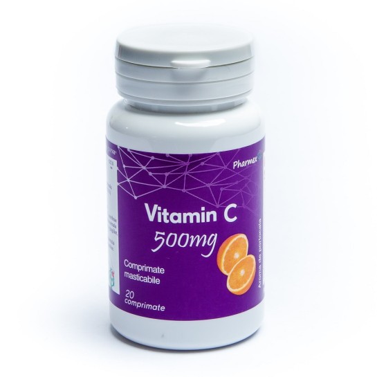 Vitamina C 500mg, 20 comprimate, Pharmex