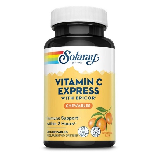 Vitamina C Express, 30 comprimate masticabile, Secom 