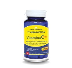 Vitamina C forte 30 capsule, Herbagetica