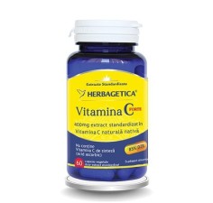 Vitamina C forte 60 capsule, Herbagetica