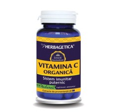 Vitamina C organica 60 capsule, Herbagetica