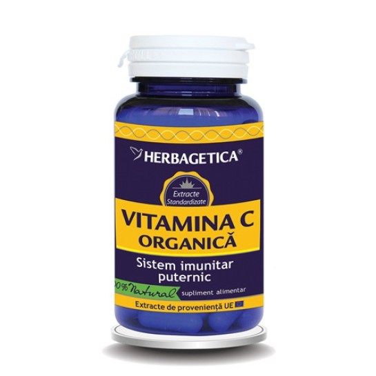 Vitamina C organica 60 capsule, Herbagetica