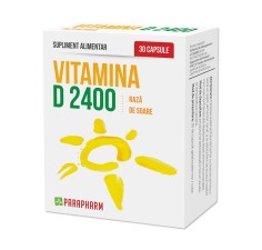Vitamina D 2400ui, 30 capsule, Parapharm