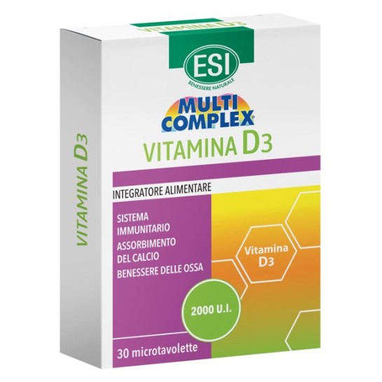 Vitamina D3 2000UI, 30 microtablete, Esi Spa