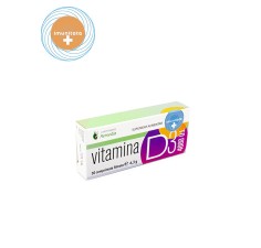 Vitamina D3 4000 U.I., 30 comprimate, Remedia