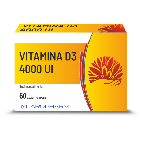 Vitamina D3 4000UI 60 comprimate