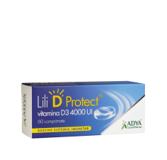 Vitamina D3 4000ui Protect, 60 comprimate, Adya Green Pharma