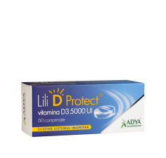 Vitamina D3 5000ui Protect, 60 comprimate, Adya Green Pharma