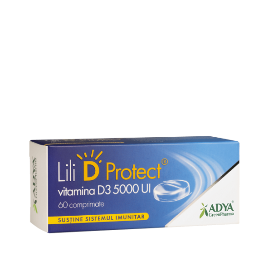 Vitamina D3 5000ui Protect, 60 comprimate