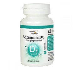 Vitamina D3 5000ui Zinc si Quercetina, 30 comprimatre, Dacia Plant