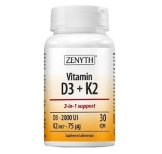 Vitamina D3+K2 30 capsule, Zenyth
