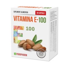 Vitamina E 100mg, 30 capsule, Parapharm