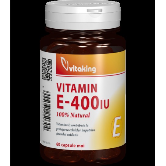 Vitamina E 400IU, 60 capsule, Vitaking