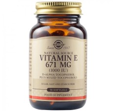 Vitamina E 671 mg 1000 UI, 50 capsule, Solgar