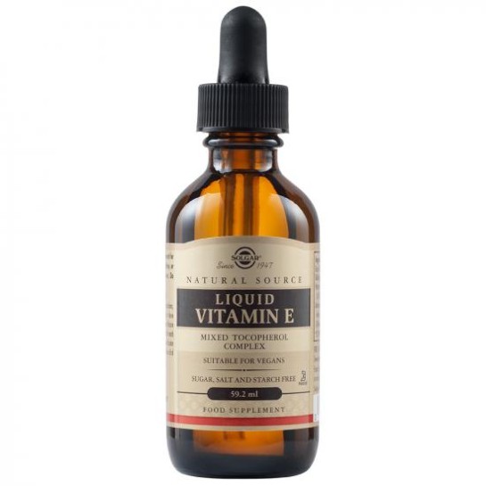 Vitamina E lichidă din surse naturale, 59.2 ml, Solgar