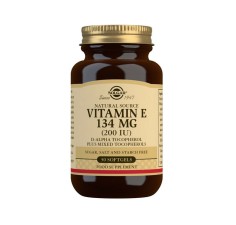 Vitamina E naturala 134 mg, 50 capsule, Solgar