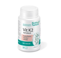 Vitamina K2 naturala, 30 capsule, Rotta Natura