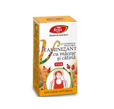 Vitaminizant cu Macese si Catina, F154, 63 capsule, Fares