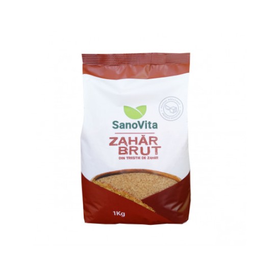 Zahăr brut din trestie 1kg, SanoVita