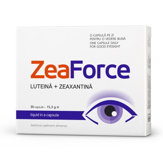 Zeaforce, luteina si zeaxantină, 30 capsule, Vitaslim
