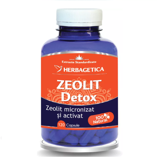 Zeolit detox 120 capsule, Herbagetica