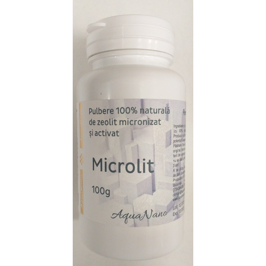 Zeolit Micronizat si Activat Microlit 100gr, Aghoras Invent