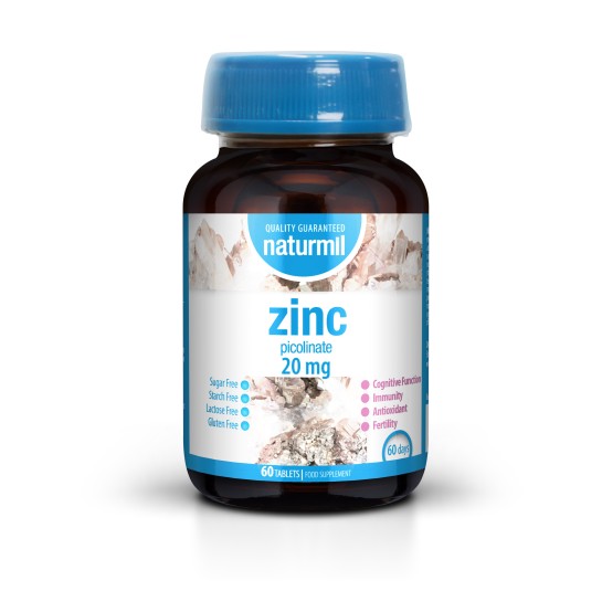 Zinc 20 mg, 60 tablete
