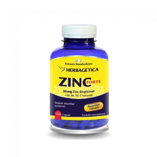 Zinc forte 120 capsule, Herbagetica