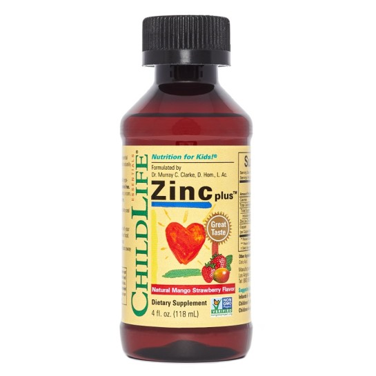 Zinc Plus Childlife Essentials, 118 ml, Secom 