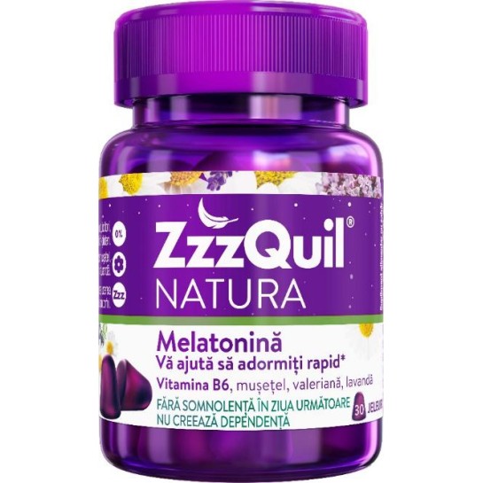 Zzzquil melatonina 30 jeleuri