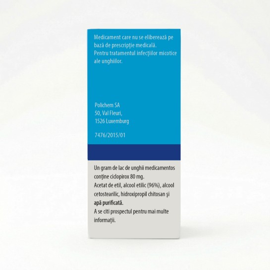 Kitonail 80mg/g, lac de unghii 3.3 ml, Polichem