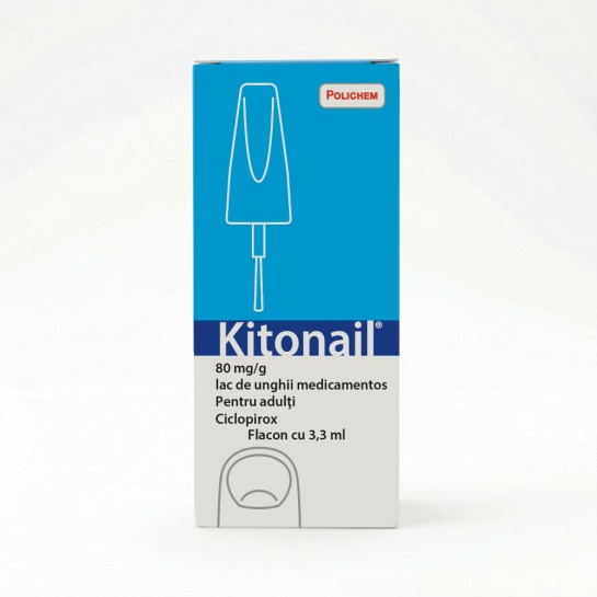 Kitonail 80mg/g, lac de unghii 3.3 ml, Polichem