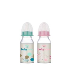 Biberon sticla decor 120ml, BabyNova