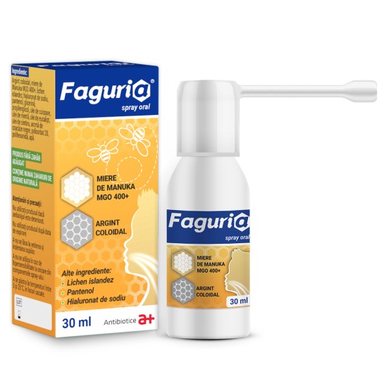 Faguria gardlox manusilver, spray oral, 30 ml, Antibiotice
