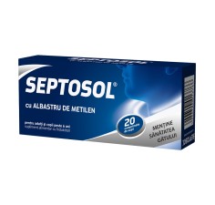 Septosol cu albastru de metilen, 20 comprimate, Biofarm