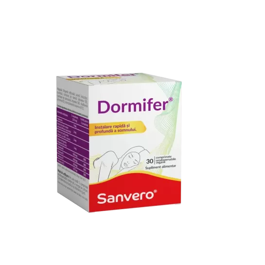 Dormifer, 30 comprimate orodispersabile vegane, Sanvero