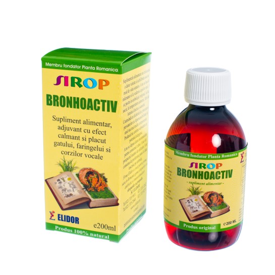 Sirop bronhoactiv 200ml Elidor