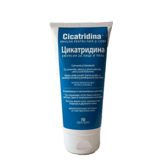 Cicatridina emulsie pentru fata si corp, 180 ml, Farma-Derma 