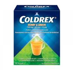 Coldrex Honey & Lemon, pulbere pentru suspensie orală, 10 plicuri, Perrigo