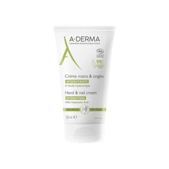 Aderma ingrijire crema hidratanta de maini si unghii, 50ml