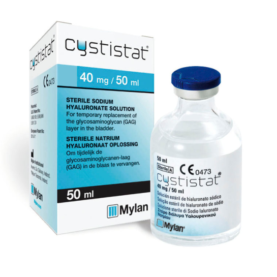 Cystistat, solutie sterila de hyaluronat de sodiu 40mg, 50ml, Mylan