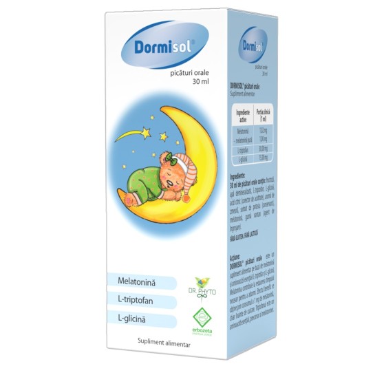 Dormisol picaturi orale, 30ml, Erbozeta