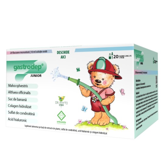 Gastrodep Junior, 20 flacoane, Erbozeta