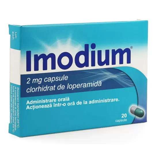 Imodium, 2mg, 20 capsule, Mcneil 
